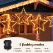 Jingle Jollys Christmas Lights 50cm Star 70 LED Xmas Decorations