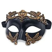 Masquerade Mask for Men Roman Greek Mask Venetian Half Face Mask for Mascarade Ball Mardi Gras Halloween Party