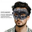 Masquerade Mask for Men Roman Greek Mask Venetian Half Face Mask for Mascarade Ball Mardi Gras Halloween Party