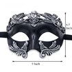 Masquerade Mask for Men Roman Greek Mask Venetian Half Face Mask for Mascarade Ball Mardi Gras Halloween Party
