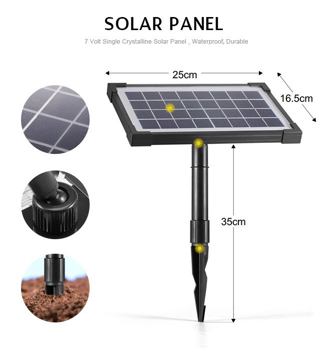 3.5W Solar Power Fountain/Pond/Pool Water Feature Pump Kit with Timer