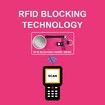 Minimalist RFID Blocking Small Wallet with ID Window,WaterResistant Zip Id Case Wallet with Lanyard Keychain for Cards,Cash,Travel,Women,Men (Pink)