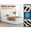 ALFORDSON Bed Frame King Single Gas Lift Storage Mattress Base Leather DIANA