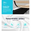 ALFORDSON Bed Frame King Single Gas Lift Storage Mattress Base Leather DIANA