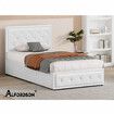 ALFORDSON Bed Frame King Single Gas Lift Storage Mattress Base Leather DIANA