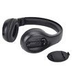 Portable Personal FM Radio Headphones with Best Reception, Wireless Headset FM Radio Ear Muffs for Walking, Jogging, Black