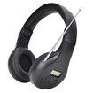 Portable Personal FM Radio Headphones with Best Reception, Wireless Headset FM Radio Ear Muffs for Walking, Jogging, Black