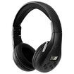 Portable Personal FM Radio Headphones with Best Reception, Wireless Headset FM Radio Ear Muffs for Walking, Jogging, Black