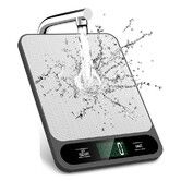 10kg/22lb Digital Kitchen Scale Weight Grams and Ounces for Baking Cooking Coffee Package Postage, LCD Display, Easy Clean Stainless Steel