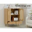 ALFORDSON Buffet Sideboard Rattan Storage Cabinet Cupboard Doors Drawers Pantry