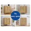 ALFORDSON Buffet Sideboard Rattan Storage Cabinet Cupboard Doors Drawers Pantry
