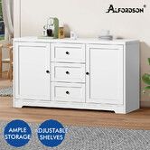 ALFORDSON Buffet Sideboard Storage Cabinet Cupboard Hallway Hamptons Pantry Door