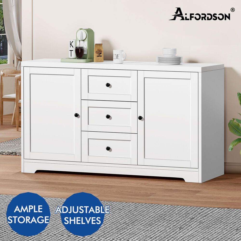 ALFORDSON Buffet Sideboard Storage Cabinet Cupboard Hallway Hamptons Pantry Door