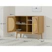 ALFORDSON Buffet Sideboard Cabinet Storage Rattan Cupboard Shelf Hallway Pantry