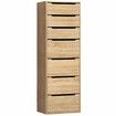 ALFORDSON Chest of 7 Drawers Office Storage Cabinet Tallboy Bedroom Wood