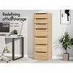 ALFORDSON Chest of 7 Drawers Office Storage Cabinet Tallboy Bedroom Wood