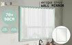 Wall Mirror Rectangular Frame Bathroom 70x90cm Turquoise
