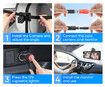 6.86inch 8 LED light sensor Rear Seat Backseat View Car Camera HD1080P Split Screen 360 Wide Dual View Infrared Night Vision Rear Facing Mirror
