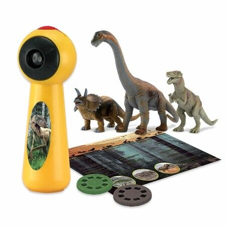 Projector and 3 Toy Figures Play Set - Kids STEM Learning Set