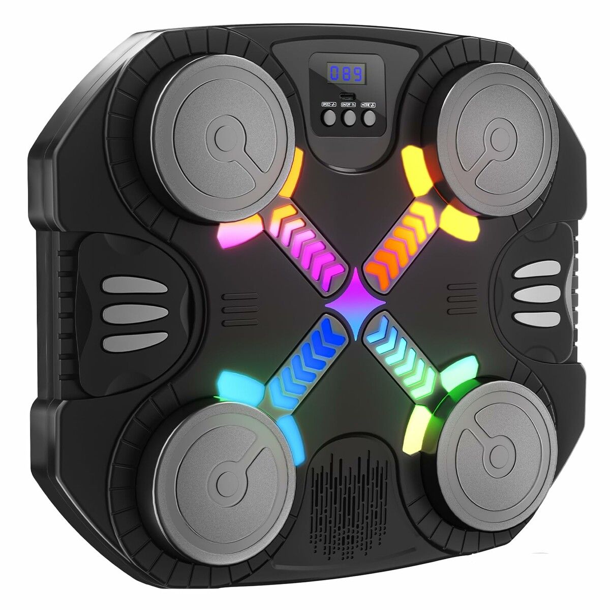 Music Boxing Machine for Kids,Bluetooth Punching Toy with Lights & Sound,Boxing Mchine with Gloves