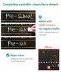 First Last Day School Sign Board Double Sided Reusable Chalkboard Preschool Kindergarten Back to School Keeper Erasable Surface Christmas Gift