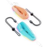 Blue And Orange Switch 2 Joy Con Dazzling RGB Lighting Mouse Dock Rechargeable Controller Transform Joy-Con into Mouse Versatile Charging and Gaming