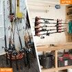 Wall Mounted Fishing Rod Holders Holds Up To 10 Rods,Fishing Rod Rack For Garage,Fishing Pole Holders, Fishing Rod Rack,Fishing Gear Gifts