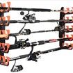Wall Mounted Fishing Rod Holders Holds Up To 10 Rods,Fishing Rod Rack For Garage,Fishing Pole Holders, Fishing Rod Rack,Fishing Gear Gifts