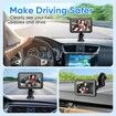 5inch 8 LED AHD light sensor Rear Seat Backseat View Car Dual Cameras HD1080P Split Screen 270 Wide Dual View Infrared Night Vision Rear Facing Mirror