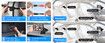 5inch 8 LED AHD light sensor Rear Seat Backseat View Car Dual Cameras HD1080P Split Screen 270 Wide Dual View Infrared Night Vision Rear Facing Mirror