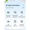 Electric Water Flosser Cordless for Teeth 3 Modes 4 Jet Tips Cleaning and Flossing Water Dental Portable Floss Irrigator for Men Women, Black