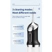 Electric Water Flosser Cordless for Teeth 3 Modes 4 Jet Tips Cleaning and Flossing Water Dental Portable Floss Irrigator for Men Women, Black