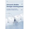 Electric Water Flosser Cordless for Teeth 3 Modes 4 Jet Tips Cleaning and Flossing Water Dental Portable Floss Irrigator for Men Women, Black