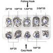Fishing Lures Tackle Set 303Pc Crankbait Spinnerbait Worm Jig Soft Hard Lures Salt water Topwater Gear Box Bass Trout Christmas Father Day Gift