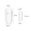 4 Pack WiFi Door and Window Sensors, Tuya Smart Alarm with Notification APP Control Home Security Alarm System