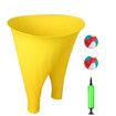 Granny Pants Yard Game, Granny Pants Outdoor Game with 2 Bouncy Balls, Giant Outdoor Recreational Tossing Games for Men Women, Yellow