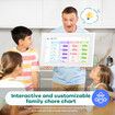 WiFi Wall Digital Calendar Planner 15.6 Inch Touch Screen Chore Chart Smart Electronic HD IPS Display Family Meal Schedule Organiser Video Photo Frame
