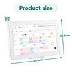 WiFi Wall Digital Calendar Planner 15.6 Inch Touch Screen Chore Chart Smart Electronic HD IPS Display Family Meal Schedule Organiser Video Photo Frame