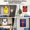 Jersey Shadow Box Frame Sports Memorabilia Display Case Wall Mounting Showcase Football Basketball Hockey Custom Shirt Framing Cabinet with Locks