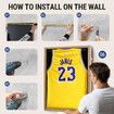 Jersey Shadow Box Frame Sports Memorabilia Display Case Wall Mounting Showcase Football Basketball Hockey Custom Shirt Framing Cabinet with Locks