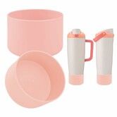 2PCS Silicone Boot Compatible with Owala 30oz & 40oz FreeSip Sway Bottles & Tumblers,Protective Anti-Slip Bottom Cover Sleeve for Freesip Sway Tumbler