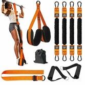 Pull Up Assistance Bands Heavy Duty for Pull Up Bar,Adjustable Weight/Size with Fabric Feet/Knee Rest,Bands for Pull Up Assist for Strength Training-300lb