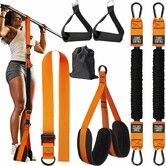 Pull Up Assistance Bands Heavy Duty for Pull Up Bar,Adjustable Weight/Size with Fabric Feet/Knee Rest,Bands for Pull Up Assist for Strength Training-150lb