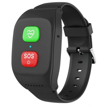 Emergency Bracelet Seniors with Fall Detection SOS Bracelet Seniors Emergency Call with Emergency Call Button and GPS Location