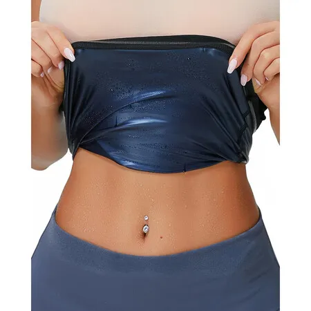 Sauna Suit Waist Trimmer for Women Waist Trainer Sweat Band for Stomach Belly Thermo Slimming Belt Workout XLarge Size