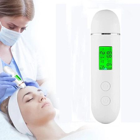 Skin Moisture Tester,Hydration Monitor, Professional Skin Analyzer Machine,Skin Tester For Accurate Monitoring Of Skin Oil And Moisture Levels