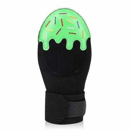 Universal Left and Right Hand Baseball Sliding Glove,Embroidery Pattern,Elastic Baseball Hand Protector,Softball Sliding Glove Size L Color Green