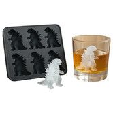 Ice Cube Molds, Ice Cube Molds, Freezer Safe Ice Cube Maker for Summer Drinks, 6 Cavity Shaped Ice Cube Tray, Black