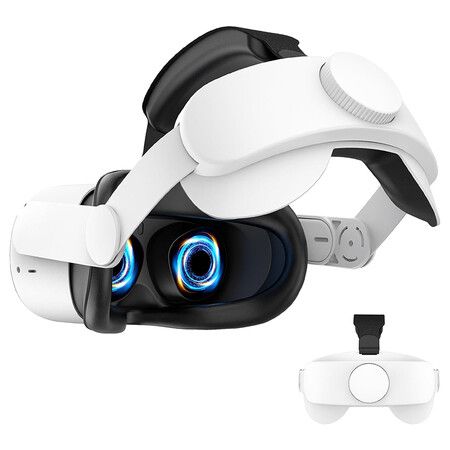 Head Strap Compatible with Oculus Quest 2, Meta Quest 2 Accessories Adjustable Elite Strap Replacement for Enhanced Comfort Support