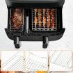 Airfryer Accessories For Philips Airfryer Dual Basket 3000 Series NA350/NA550 Including Cooking Grate,Bread Baking Moulds,Kitchen Tongs